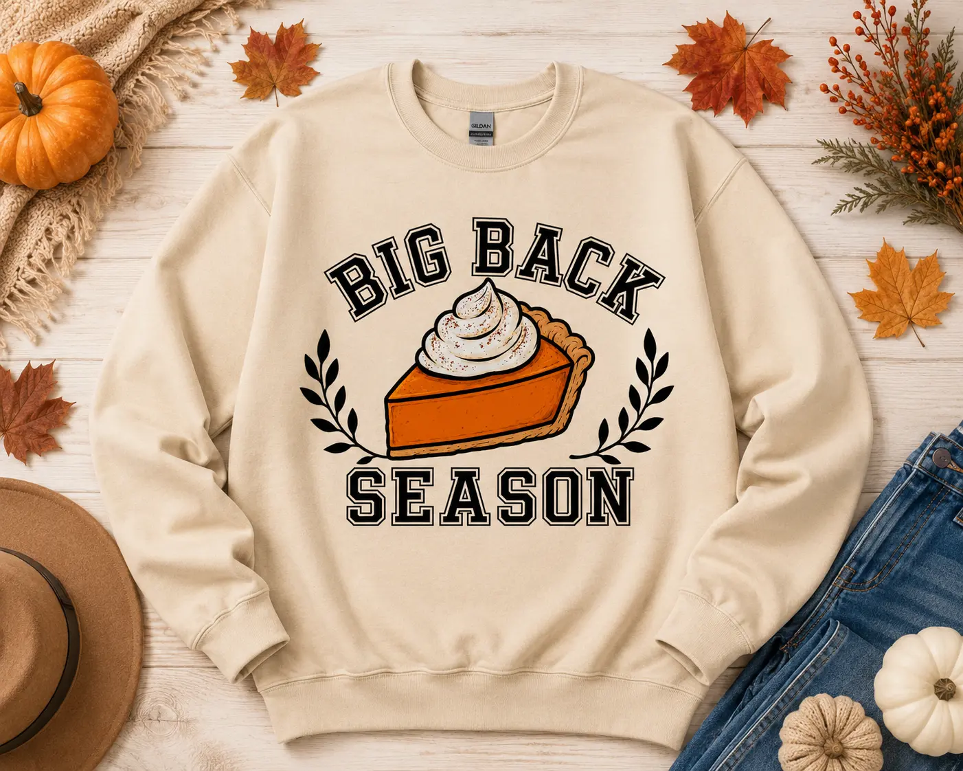 Big back season sweatshirt
