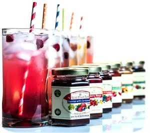 Berrysimo Real Fruit Tea - 3 pack - handcrafted infusion with fruit - small batch - makes up to 18 beverages