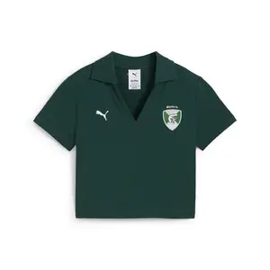 PUMA Womens X Harry Potter Logo Short Sleeve Shirt Casual Casual - Green