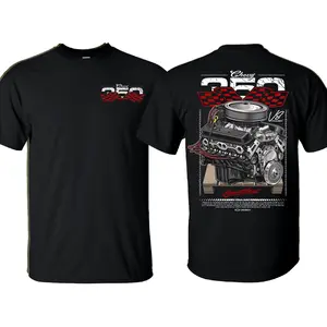 Chevy 350 V8 Engine Power Men's T-shirt, Premium quality Organic 100% Cotton Mens Solid T-shirts, Regular Fit Size S - 5XL, Made in USA