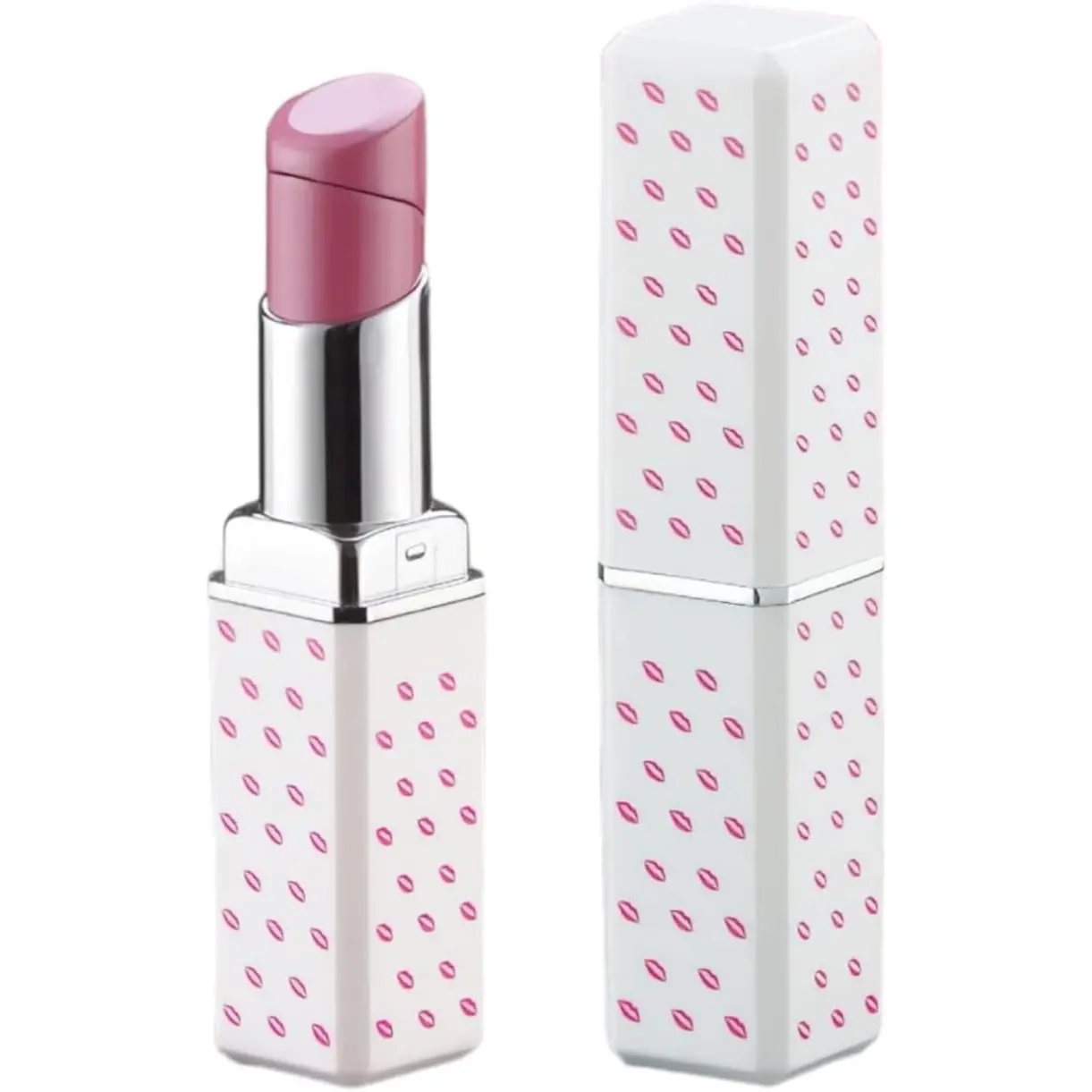 Cute Lipstick Mini Lighter - Soft Flame, Refillable Butane (Gas Not Included), Adjustable Intensity, Durable ABS Material Home Accessories Lighter Accessory, Valentine's Day Gift for Her