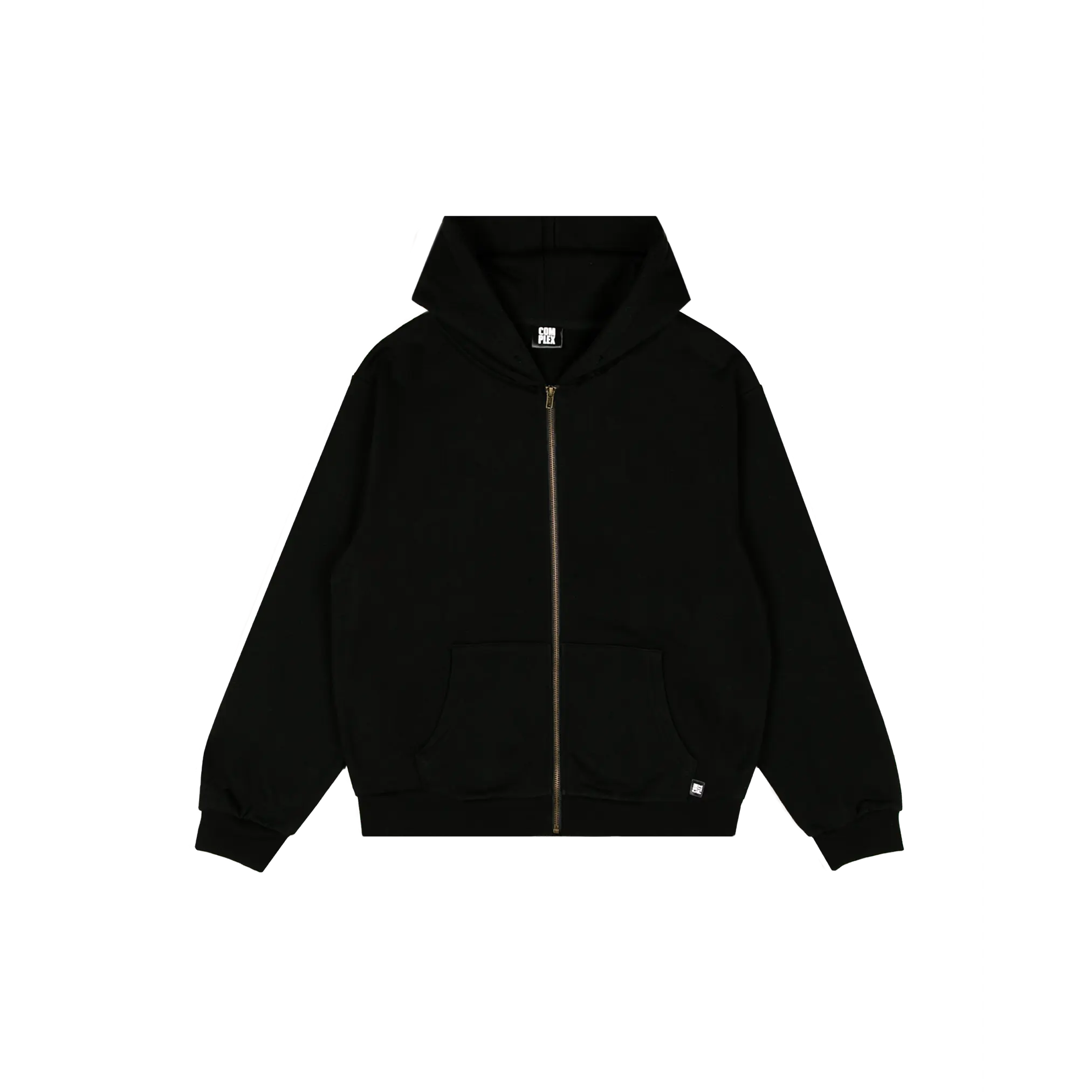 Complex Core Zip Hoodie (Black) - TikTok Shop