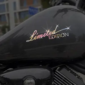 1PC  Shiny Limited Edition Car Sticker Is Easy To Apply Without Leaving A Trace  Suitable for Cars with Triangular Windows  Trucks  Motorcycles  Side Panels  Fashionable and Creative Car Stickers  Personalized Must-have for Vehicles Car Decals