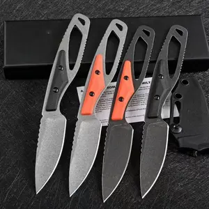 635 Unique D2 Steel Fixed Blade Edc Knife, Nylon Glass Fiber Handle, Outdoor Survival Camping Tool, Home Fruit Knife, Designed for Men