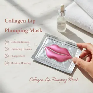 Collagen Lip Plumping Mask For Hydrated And Plumped Lips + Hyaluronic Acid + Moisture Boost