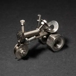 Mini Metal Tractor – Handcrafted Welded Sculpture