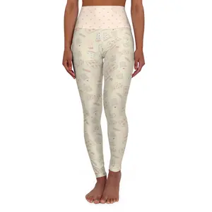 Baking Enthusiast Yoga Leggings, High Waisted Baking Pants, Cooking Lover Workout Tights, Funny Baking Exercise Leggings, Culinary Yoga