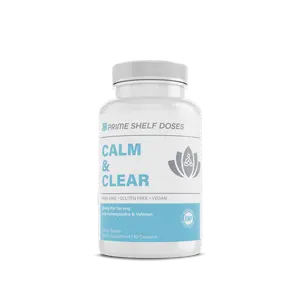 Calm & Clear Fitness Healthcare Natural Supplement Edible Dietary Healthy Optimum Optimum Capsule Vitamin