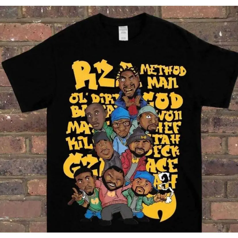 Retro 90s Wutang Comic Style Unisex Classic Shirt Sweatshirt Hoodie, Old School Hip Hop Shirt, Method Man Shirt, Gift for fan Cotton Fabric