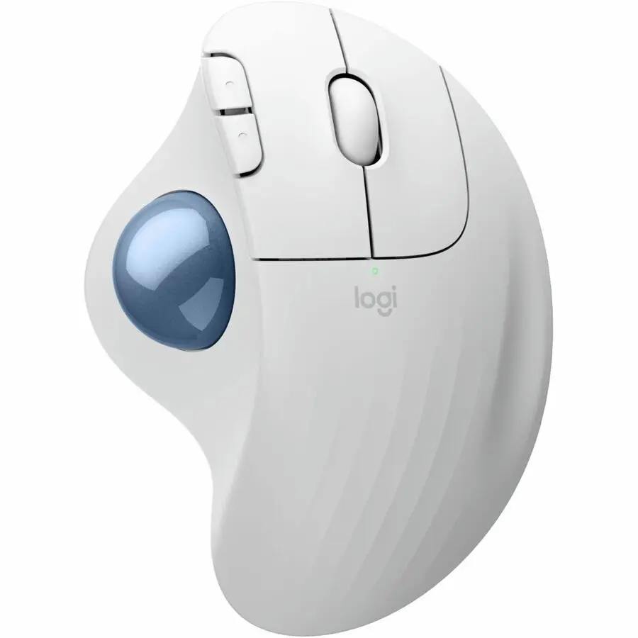 Logitech ERGO M575S Wireless Ergonomic Trackball Mouse w/Bluetooth 910-007028