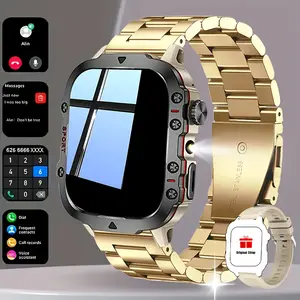 Durable Men's Sports Tracking Smartwatch with HD Display, Wireless Calling Support, Multifunctional Design, Multiple Sports Modes for Active Lifestyle