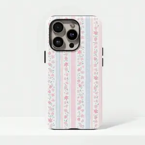 Love Shack Fancy Floral Case Coquette Girl Cover  With  17, 16, 15, 14, 13, 12, 11, Pro Max, Suitable For  17 Air