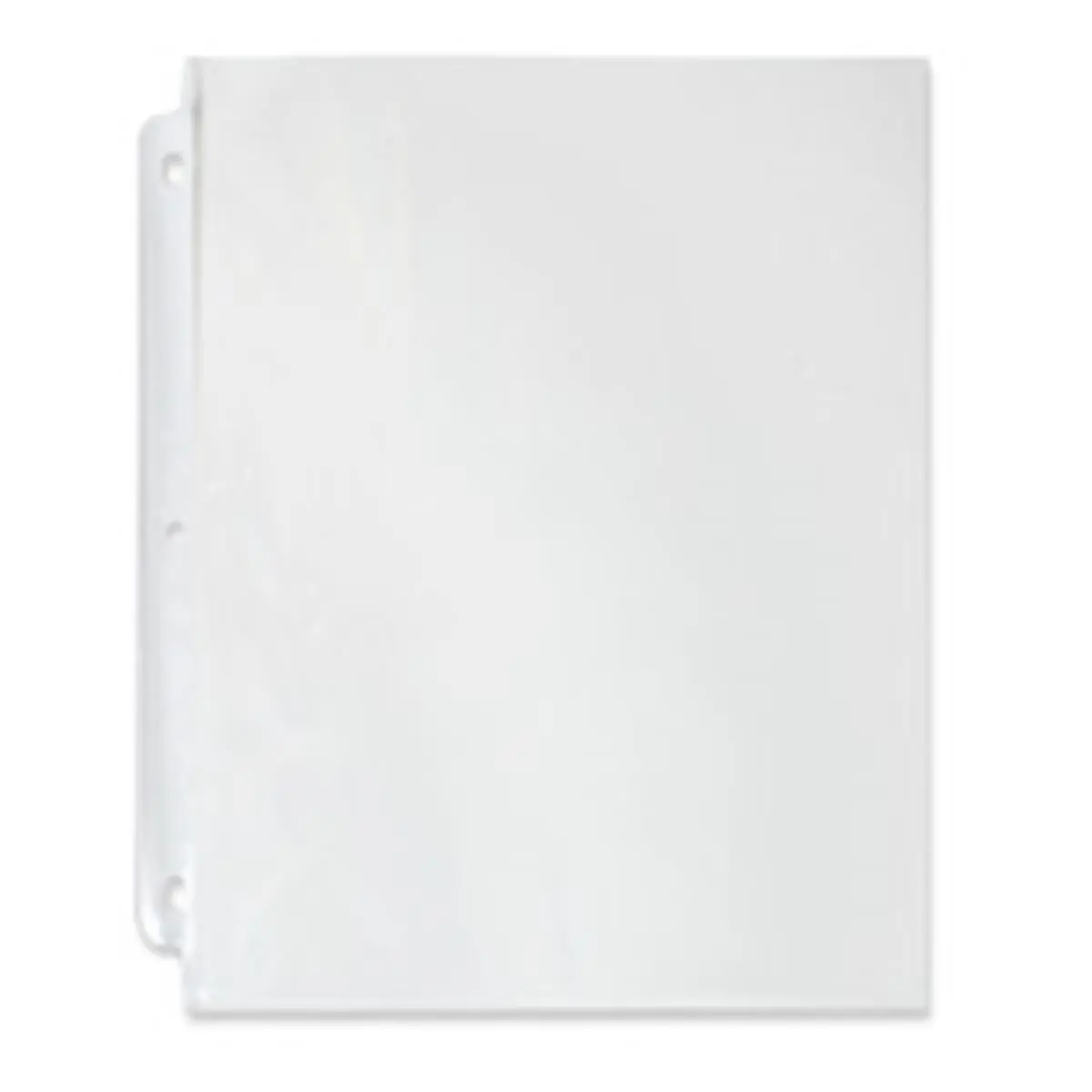Business Source BSN32357 Polypropylene Plastic Sheet Protectors - Top Load, 2 mil, 11in.x8.50in. Letter Size, Reinforced Edge, 3-Hole Punch Compatible, Die-Cut Corners, Holds Letter-Size Inserts & Printed Materials