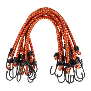 Stalwart Bungee Cords 10-Pack Virgin Rubber 18- Inch Cordage