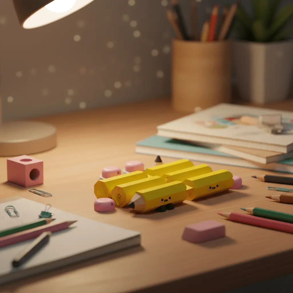 Articulated & Clicker Pencil – Creative 3D Printed Fidget Toy