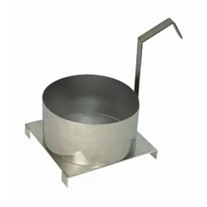 Paragon - Manufactured Fun 4020 6 in. Funnel Cake Mold Ring with Base Plate