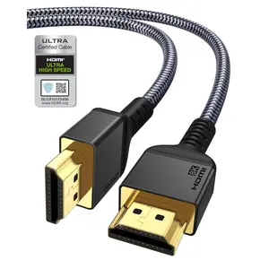 8K HDMI Cable PS5 3FT (Certified) Ultra High Speed HDMI® Cable 48Gbps 8K60 4K120 144Hz RTX 3090 eARC HDR HDCP 2.2&2.3 Compatible with PlayStation 5, Xbox Series X, Roku/Fire/Sony/LG TV