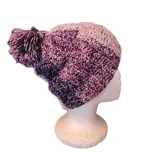 Cozy Crochet Beanie - Handmade Soft & Warm Winter Accessory in Acrylic Yarns - Perfect for Women's Chilly Days
