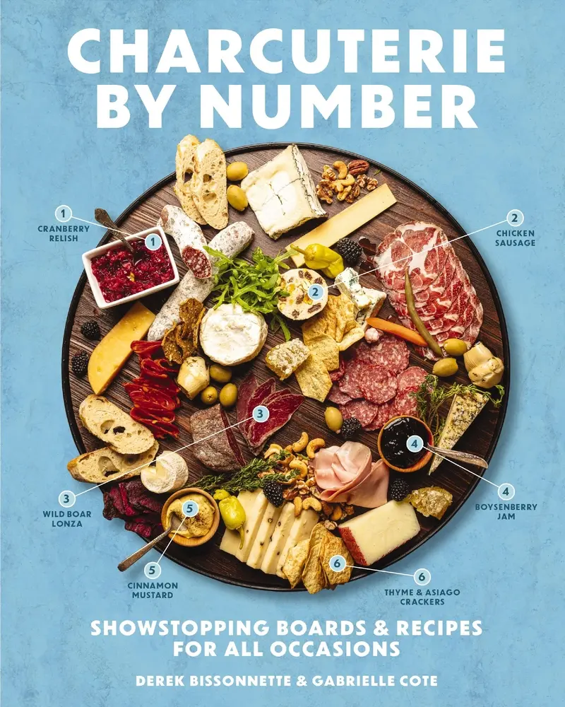 USED Book - Charcuterie by Number: Showstopping Boards and Recipes for All Occasions by Bissonnette, Derek (Hardcover) - english