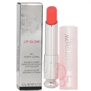 DIOR Dior Addict Lip Glow &amp; Colour Reviving Lip Balm # 061 Poppy Coral