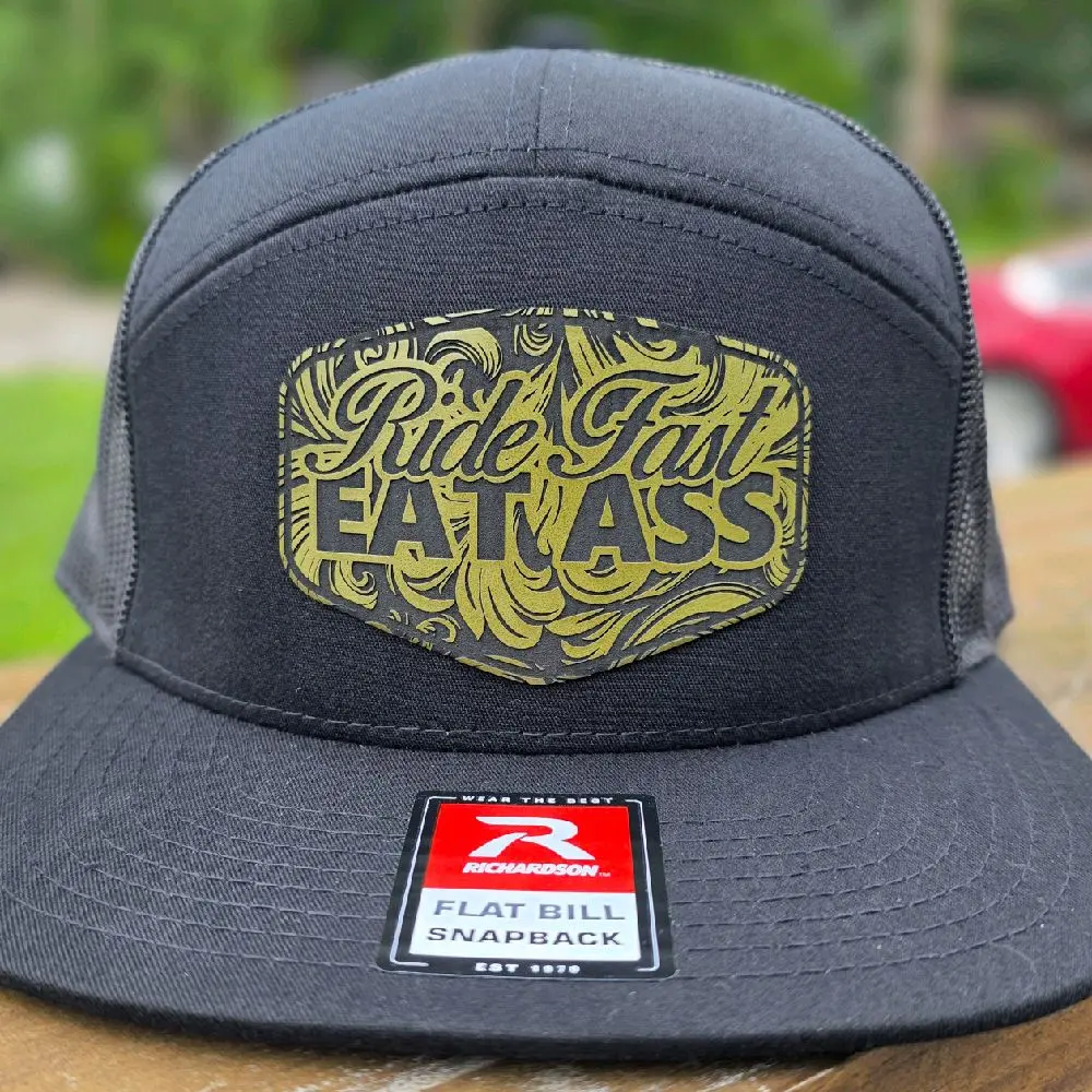 Ride Fast EAT AS-  Richardson 112 Unisex Baseball Cap - Comfortable Fit with Unique Design & Stylish Features for Casual Outings Men's Premium Snapback Hat hats men Adjustable