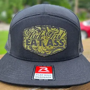Ride Fast EAT AS-  Richardson 112 Unisex Baseball Cap - Comfortable Fit with Unique Design & Stylish Features for Casual Outings Men's Premium Snapback Hat hats men Adjustable
