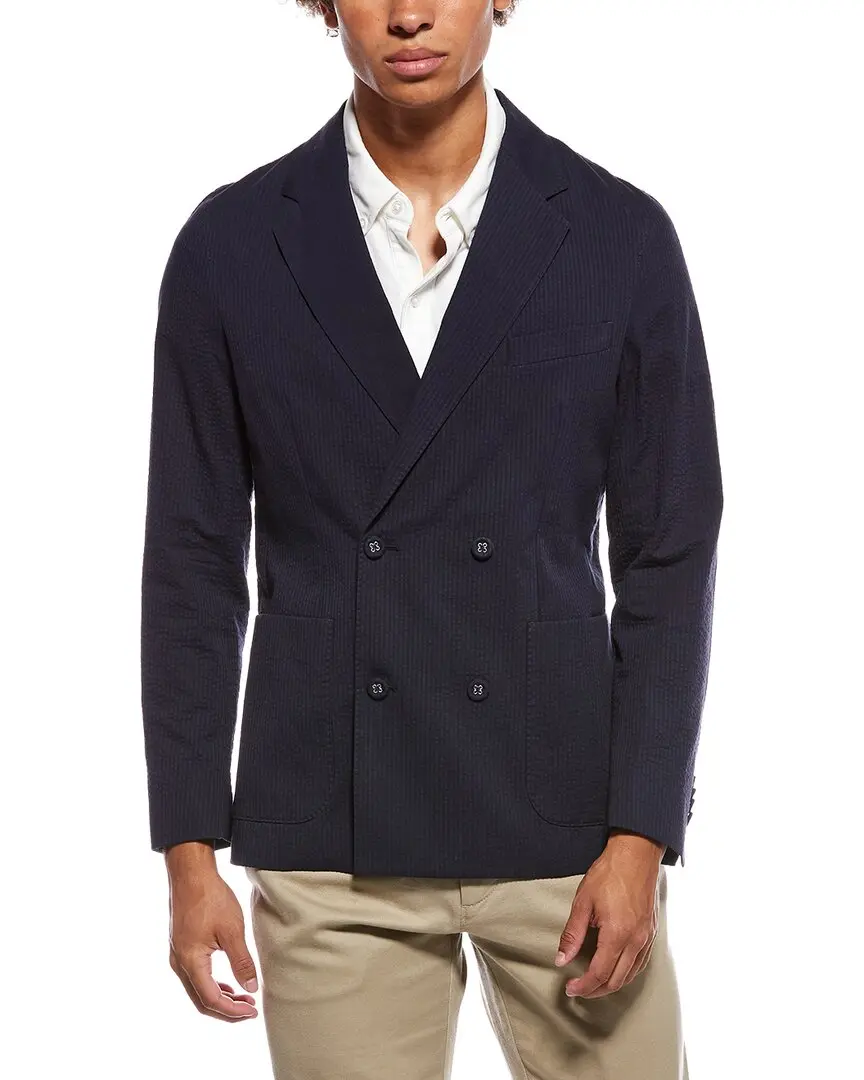 Officine Generale Leon Seersucker Jacket