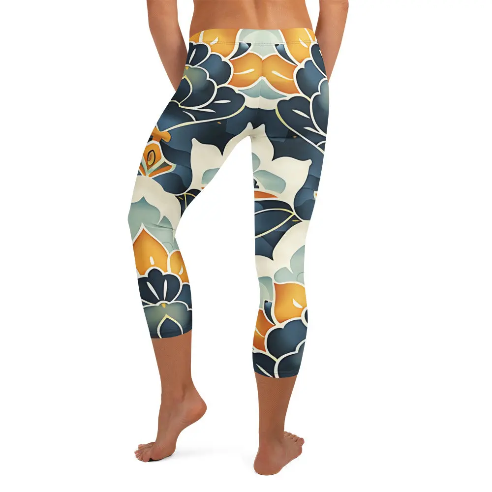 "Lotus" Capri Leggings