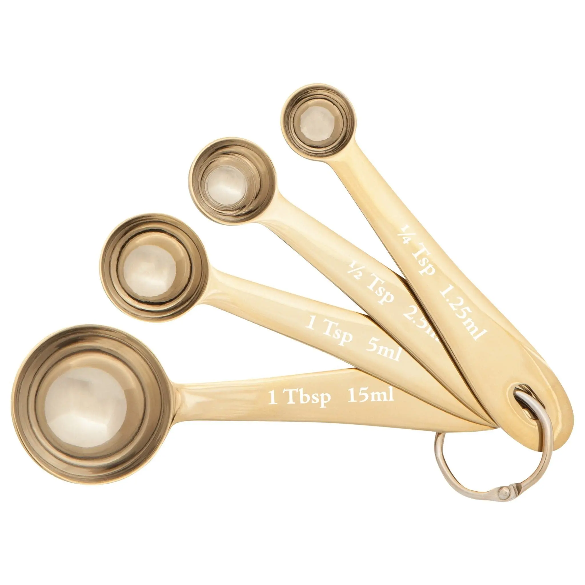 Danica Measuring Spoons - Gold - Set of Four