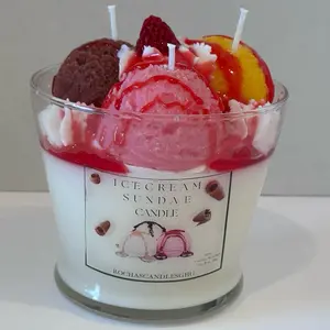 Ice cream candle Coconut Decor