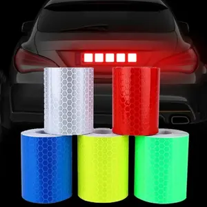 Car Reflective Strip, High Brightness Reflective Warning Tape, Multi-purpose Safety Warning Reflective Sticker Decal for Cars, Trucks and Motorcycles, Vehicle, Automotive, Red