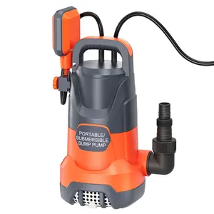 Sump Pump 1.2HP with Float Switch Submersible Water Pump Automatic 4200GPH Portable Dirty Clean Water Transfer Pump for Pool Draining Hot Tub Basement