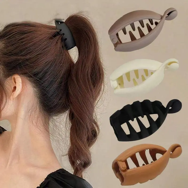 1pcs Twist Banana Clip Vertical Clip Ponytail Hair Clip Hair Volume Girl Back of Head Top of Head Hair Tieip Small Claw Clip
