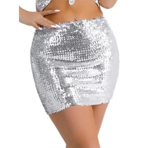 Bodycon Mini   Silver