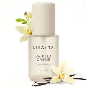 Lebanta Hair Perfume for Women - Odor Eliminator Oil Hair Spray & Body Mist Set - Travel Size Fresh Hair Mist Fragrance Hair Care Gift for Girls, Woman & Teen - 60mL (Vanilla Creme)