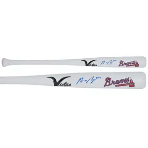 Austin Riley Atlanta Braves Autographed Victus Team ID Mini Bat - Fanatics Authentic Certified