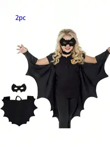 Batman Costume Set for Men & Women, Perfect for Halloween Cosplay Party Dress Up, Durable Batman Suit for Comic-Con Events