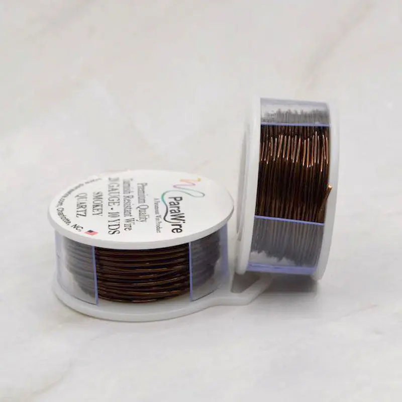 Parawire 20 Gauge Metallic Craft Wire in Smokey Quartz