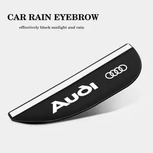 2 Piece Car Rearview Mirror Rain Visor Shade Cover, Fits Audi A3 A4 A5 A6 A8 Tt Q3 Q5 Q7 S3 S4 S5 S6 B6 B7 Models, Automotive Accessories