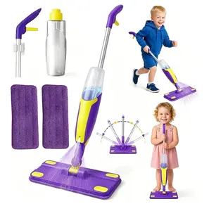 Toddler Spray Mop-Montessori Toys Mini Size Cleaning Mini Mop that Really Spray -Kid Pretend Play Toys Gift for Toddlers Girls Boys