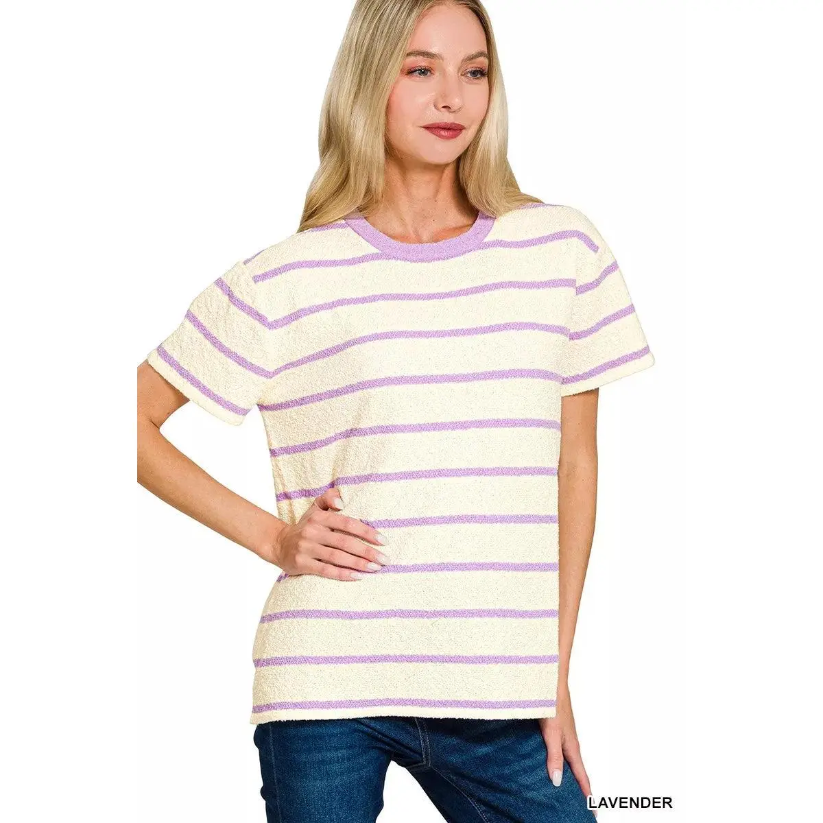 Lilac Lane Striped Top