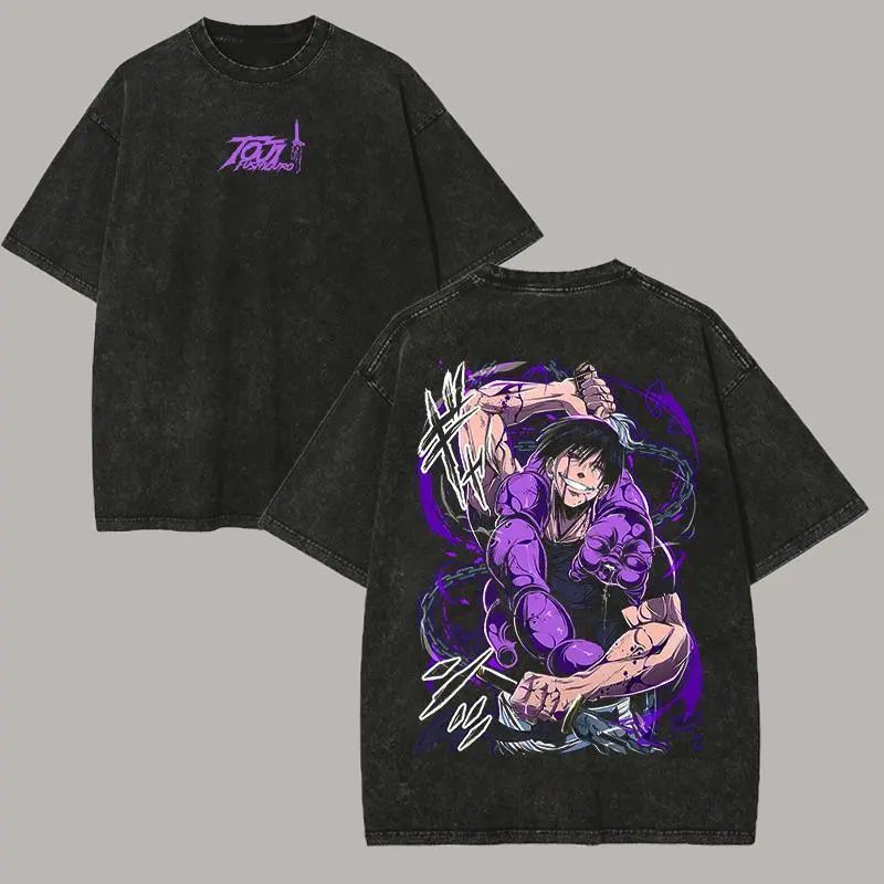 Women's Jujutsu Kaisen Fushiguro Toji Graphic T-Shirt, Vintage