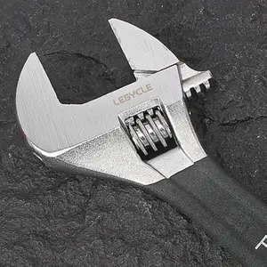 Universal 12 Inch Bicycle Repair Wrench Adjustable Spanner Multi Functional Bike Tool for Home and Outdoor Use