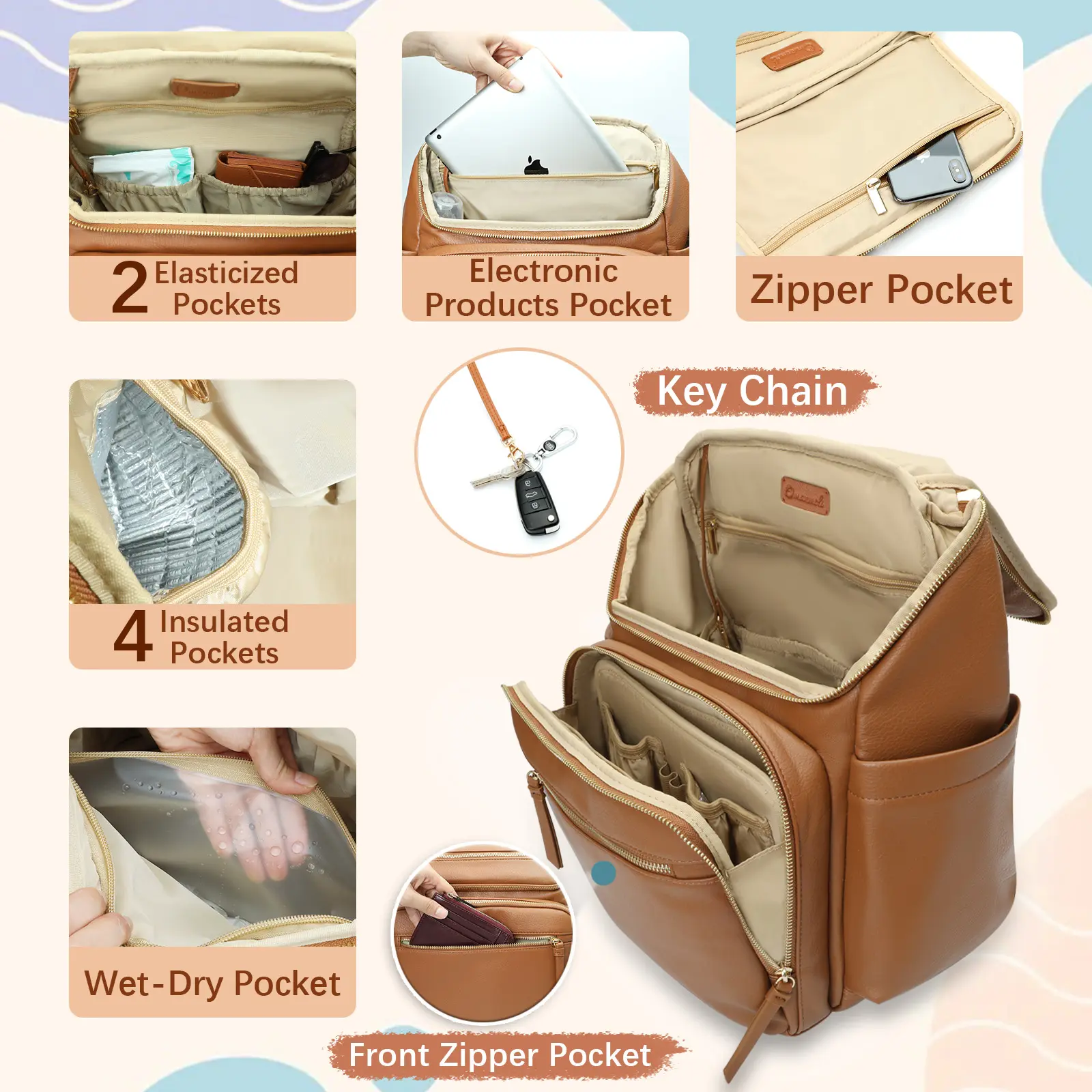 OMANMOLI DIAPER BAG BACKPACK Omanmoli.Official (@omanmoli.official) • Instagram photos  main image 3