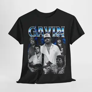 Gavin Adcock shirt, country music T-shirt, cute shirt, country tee, gift for her, him, Womenswear Tshirt, Shortsleeve Tshirt Crewneck Cotton Top