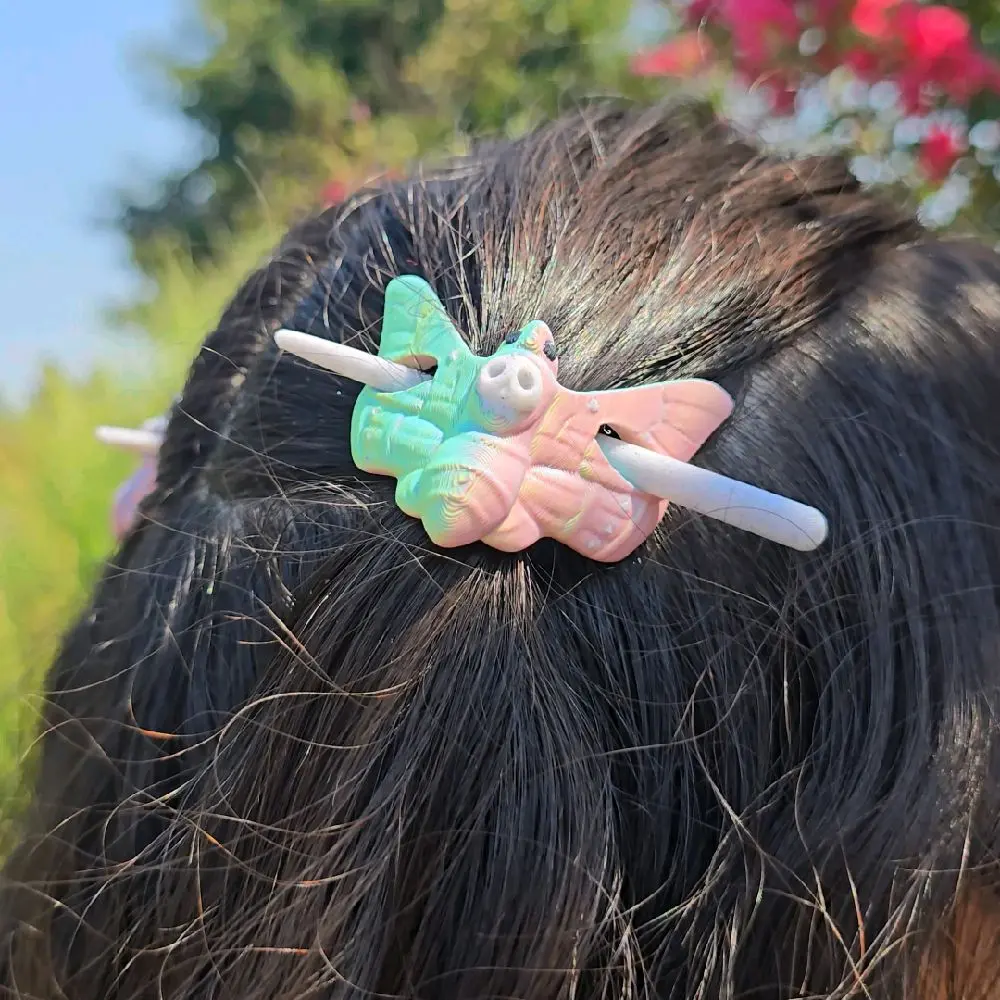 Nature Inspired Moth Hair Pins