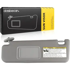 Dasbecan Gray Left Driver Side Sun Visor Compatible with Toyota 4Runner 2004-2008 Replaces# 74320-3D050 74320-3D050-B0