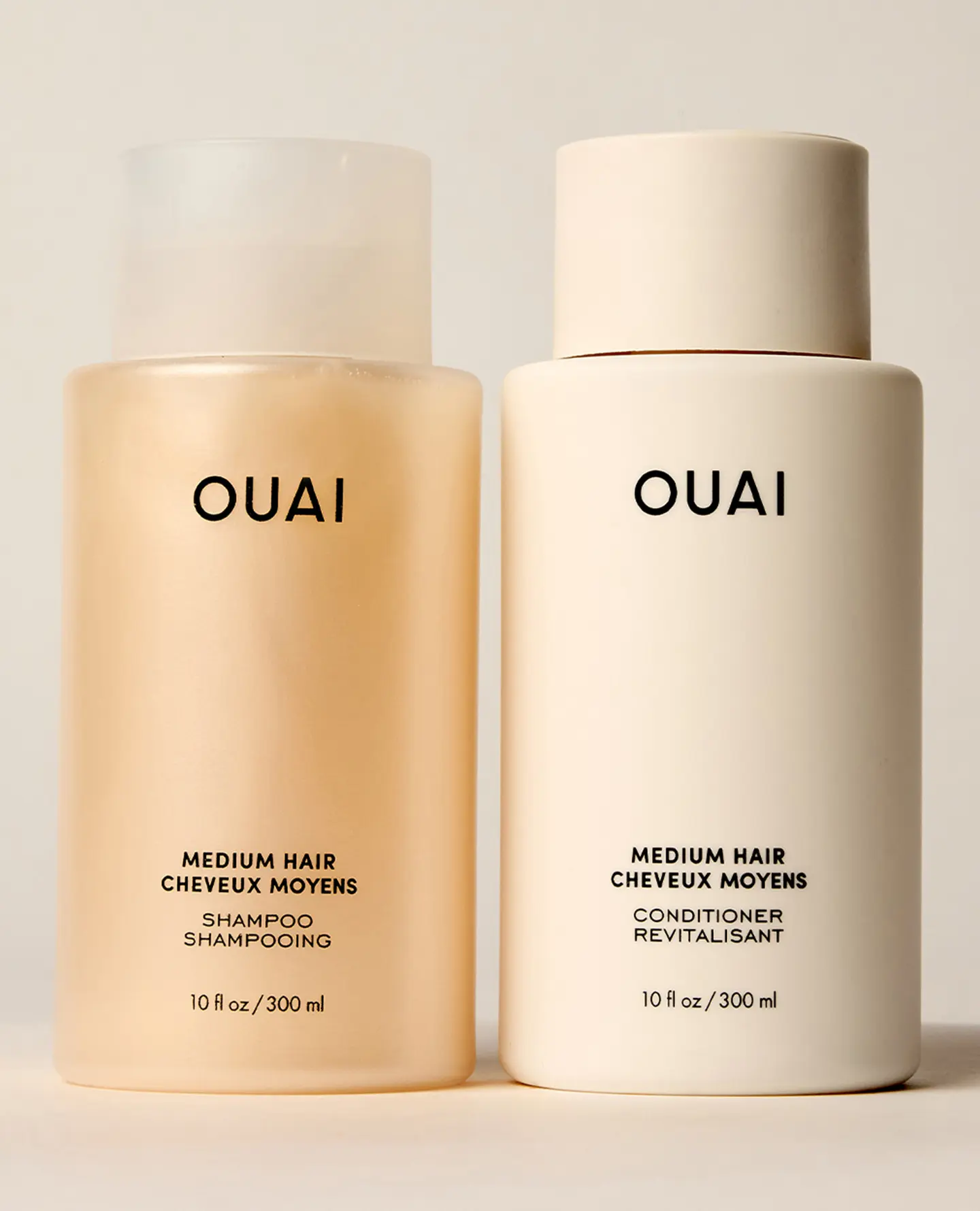 OUAI Medium Hair Shampoo & Conditioner Bundle – To Hydrate, Strengthen & Smooth Your Hair