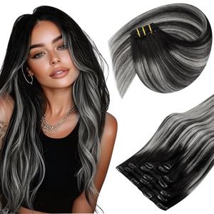 Sunny Hair Clip  Extensions Natural Straight Human Hair Clip in Extensions Remy 14Inch-24Inch Easy to Style Restock Sale #TikTokShopBlackFriday summerwins