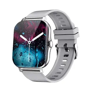 New 1.85 Inch HD Touchscreen Smartwatch, Unisex, Call and Message Notifications, Compatible with Android and iOS Systems